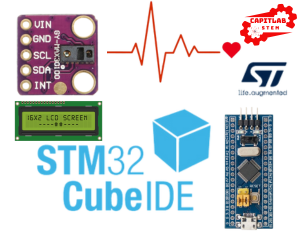 STM32 HAL driver với cảm biến nhịp tim MAX30100 sử dụng STM32CUBE IDE